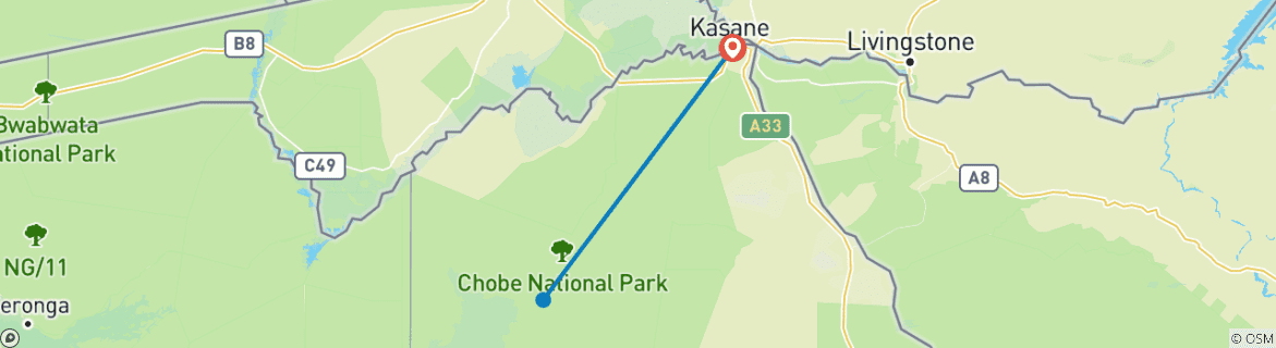 Imagen de un mapa que muestra la ruta del circuito