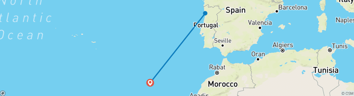 Imagen de un mapa que muestra la ruta del circuito