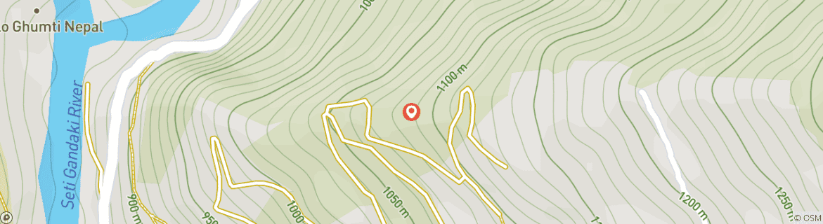 Carte du circuit Randonnée dans les camps australiens
