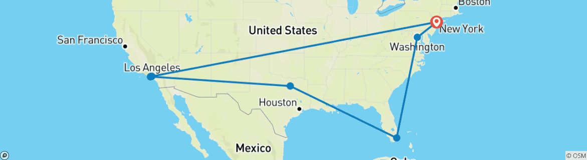Imagen de un mapa que muestra la ruta del circuito