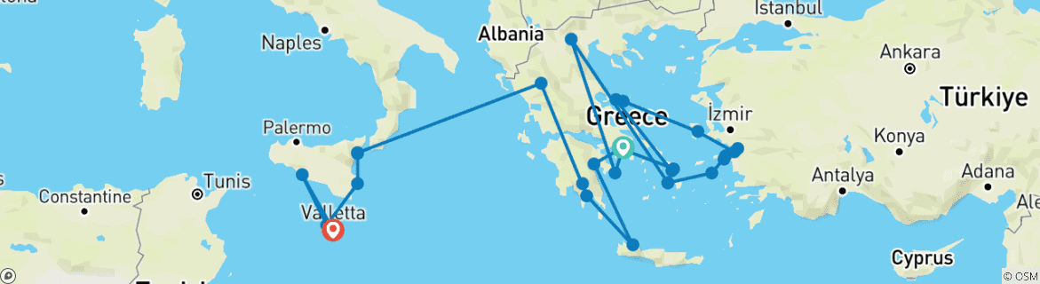 Imagen de un mapa que muestra la ruta del circuito
