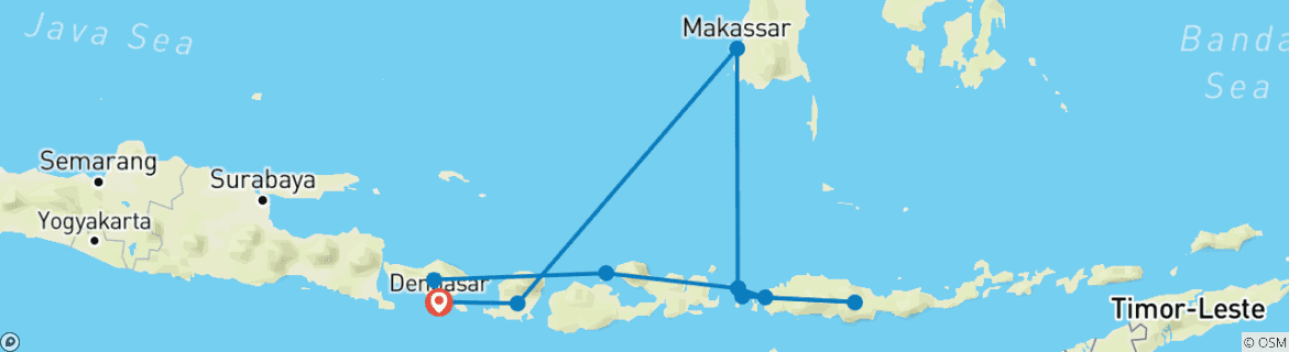 Imagen de un mapa que muestra la ruta del circuito