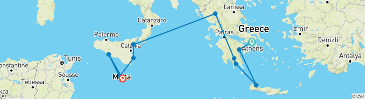 Imagen de un mapa que muestra la ruta del circuito