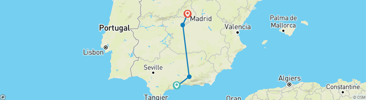 Imagen de un mapa que muestra la ruta del circuito