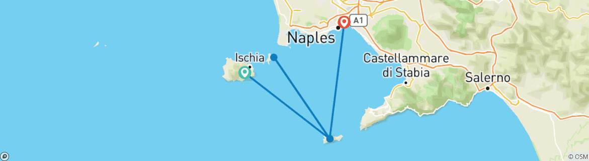 Imagen de un mapa que muestra la ruta del circuito