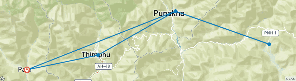Imagen de un mapa que muestra la ruta del circuito