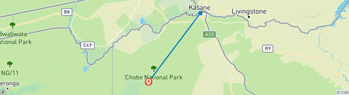 Imagen de un mapa que muestra la ruta del circuito