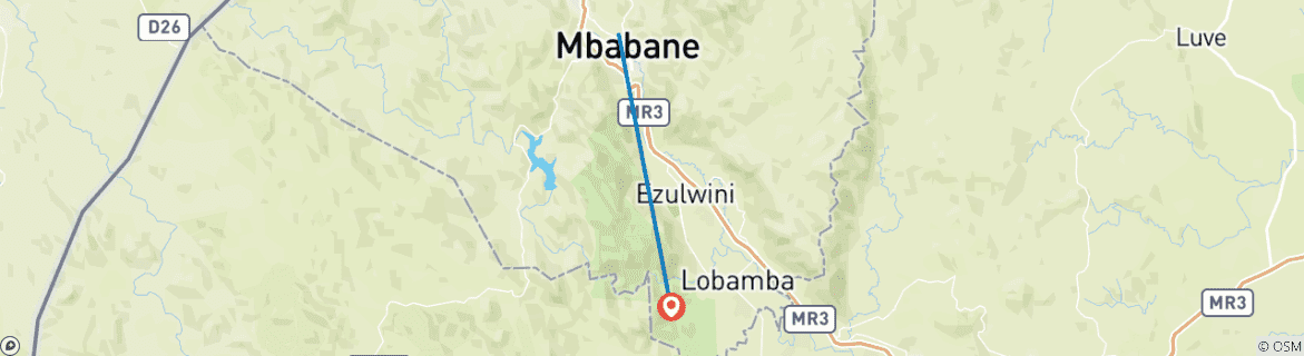 Imagen de un mapa que muestra la ruta del circuito
