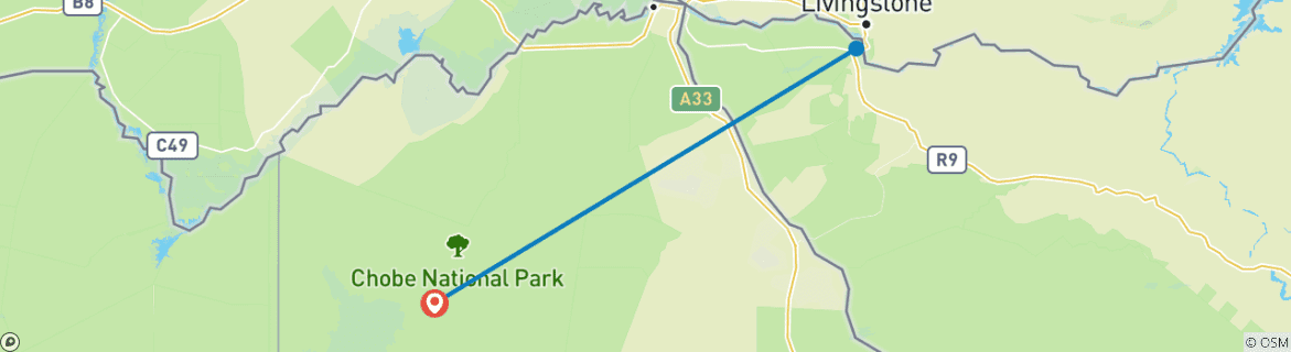 Imagen de un mapa que muestra la ruta del circuito