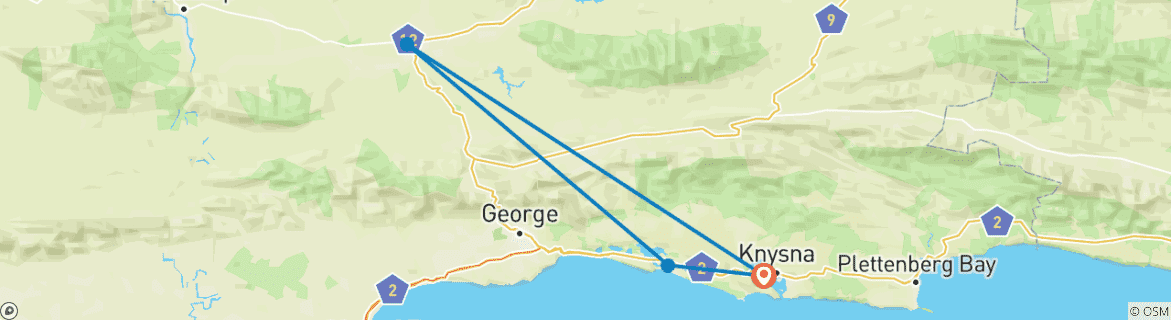 Imagen de un mapa que muestra la ruta del circuito