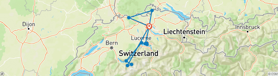 Imagen de un mapa que muestra la ruta del circuito