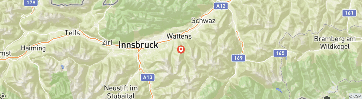 Carte du circuit Ski en Autriche (2 semaines)