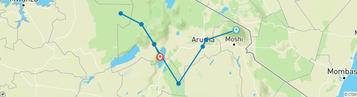 Imagen de un mapa que muestra la ruta del circuito