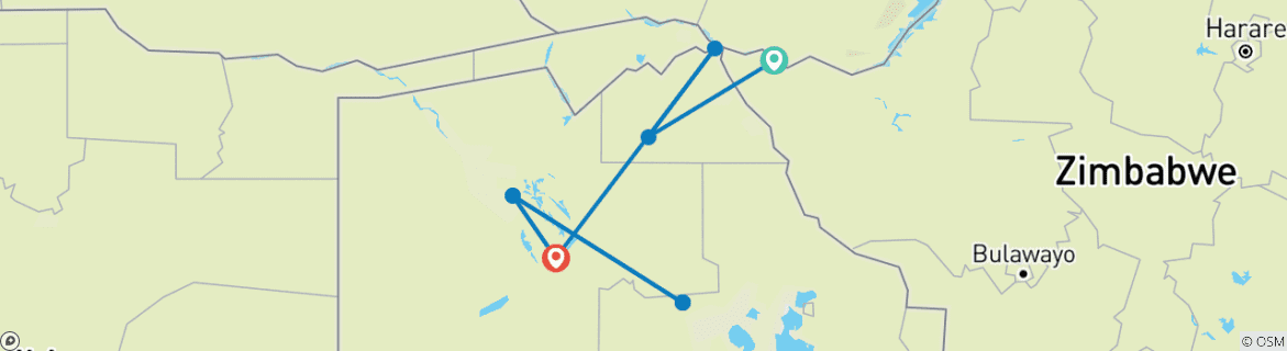 Imagen de un mapa que muestra la ruta del circuito