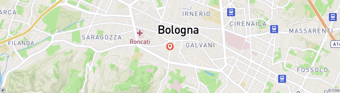 Carte du circuit Bologne : le cœur de la gastronomie italienne