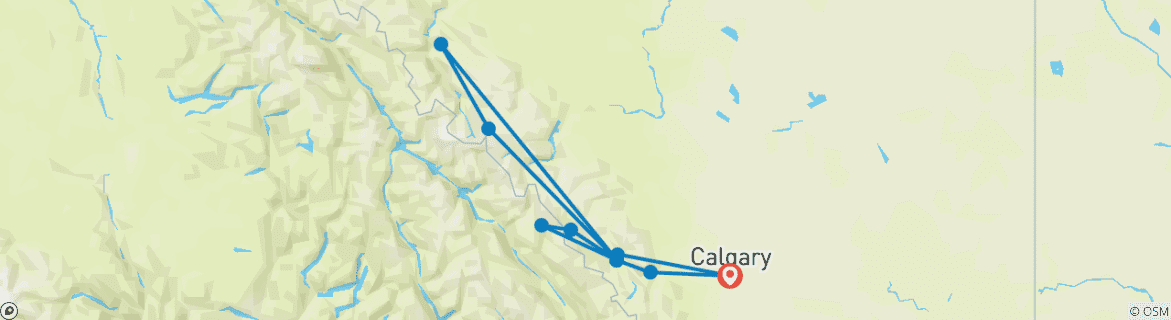 Imagen de un mapa que muestra la ruta del circuito