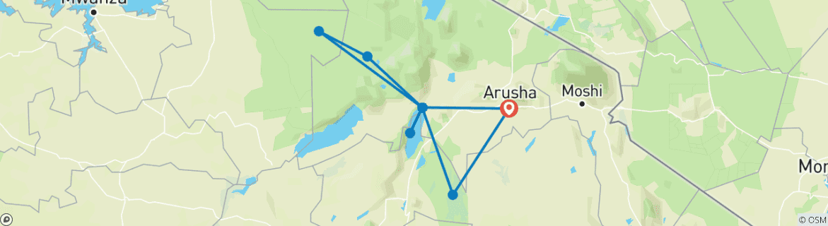 Imagen de un mapa que muestra la ruta del circuito