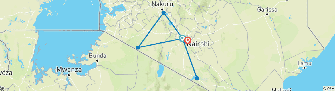 Imagen de un mapa que muestra la ruta del circuito