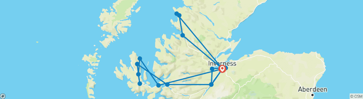 Imagen de un mapa que muestra la ruta del circuito
