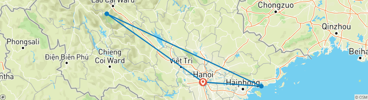 Imagen de un mapa que muestra la ruta del circuito