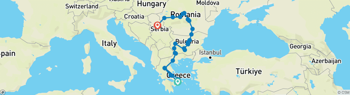 Imagen de un mapa que muestra la ruta del circuito