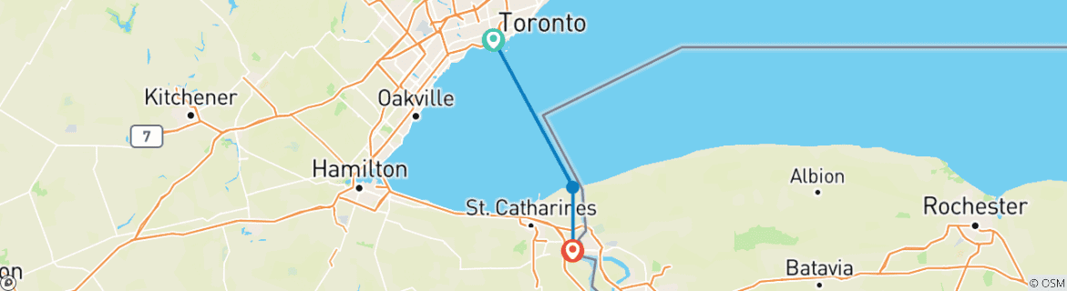 Imagen de un mapa que muestra la ruta del circuito