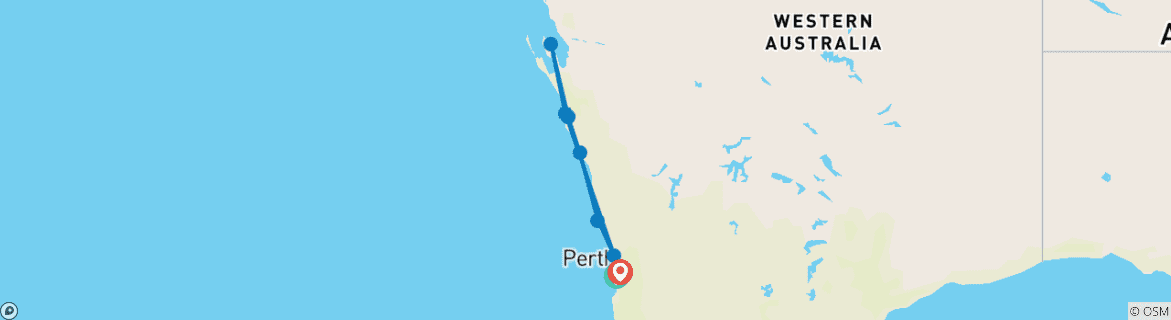 Imagen de un mapa que muestra la ruta del circuito