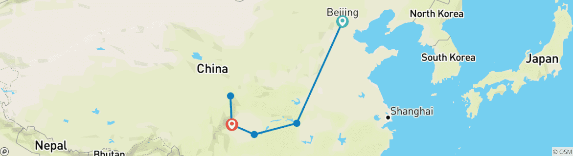 Imagen de un mapa que muestra la ruta del circuito
