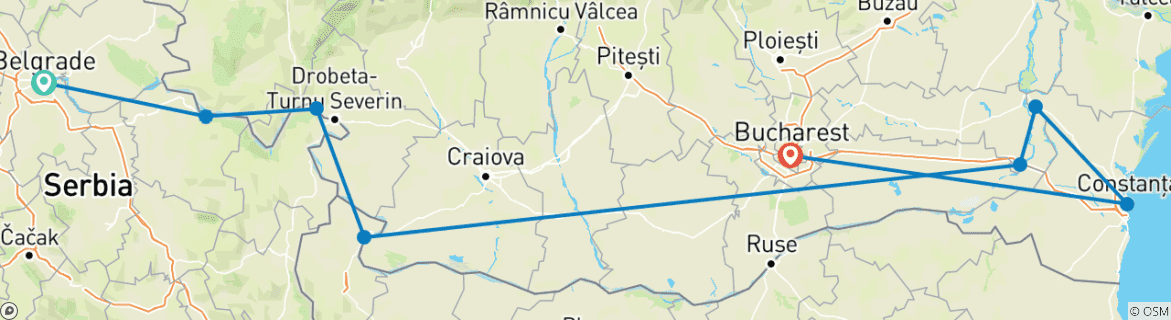 Imagen de un mapa que muestra la ruta del circuito