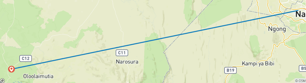 Imagen de un mapa que muestra la ruta del circuito