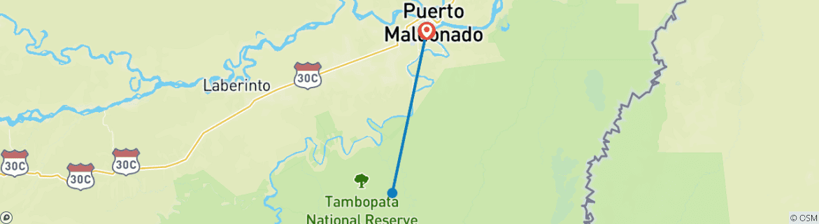 Imagen de un mapa que muestra la ruta del circuito