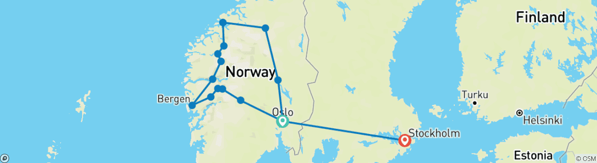 Imagen de un mapa que muestra la ruta del circuito