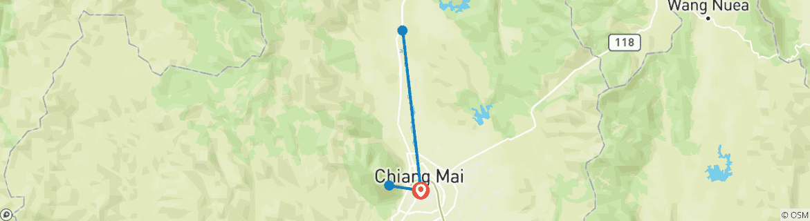 Imagen de un mapa que muestra la ruta del circuito