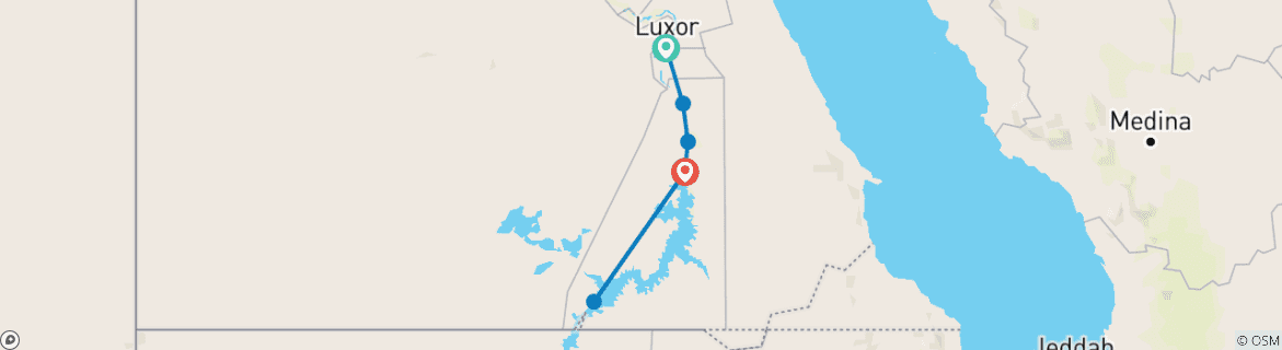 Imagen de un mapa que muestra la ruta del circuito