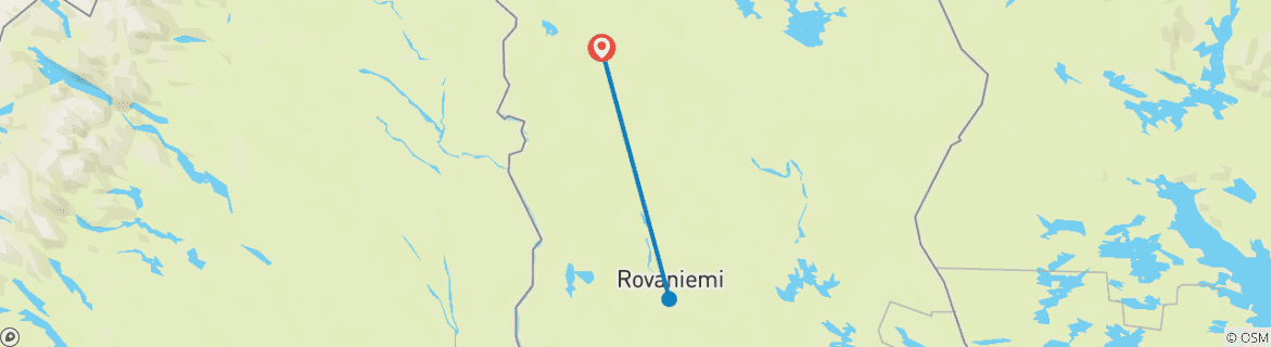 Image d'une carte montrant l'itinéraire du circuit