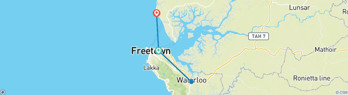 Imagen de un mapa que muestra la ruta del circuito
