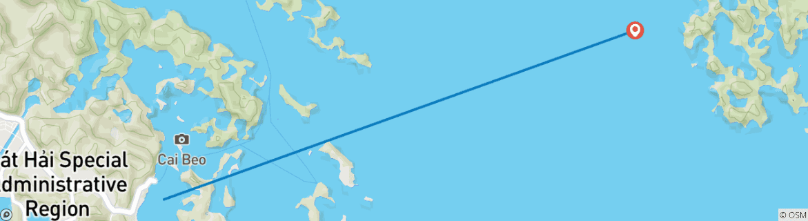 Imagen de un mapa que muestra la ruta del circuito
