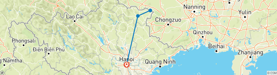 Imagen de un mapa que muestra la ruta del circuito