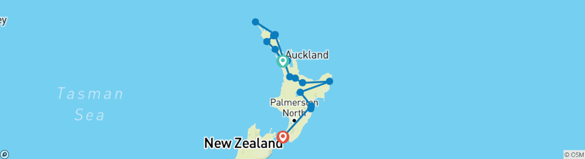 Imagen de un mapa que muestra la ruta del circuito