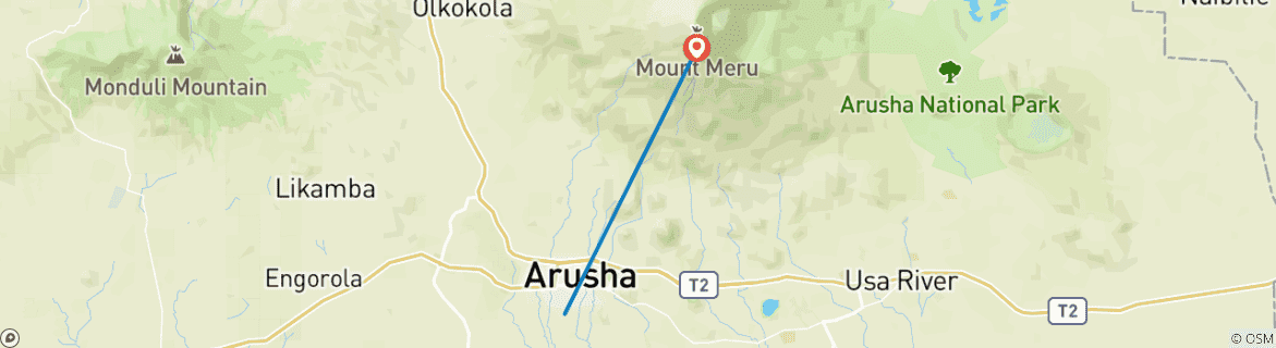 Imagen de un mapa que muestra la ruta del circuito