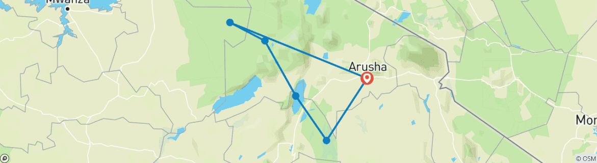 Imagen de un mapa que muestra la ruta del circuito