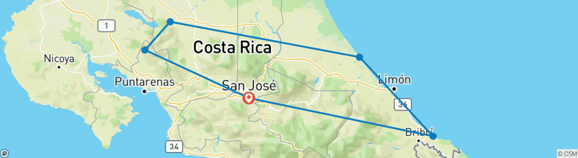 Imagen de un mapa que muestra la ruta del circuito