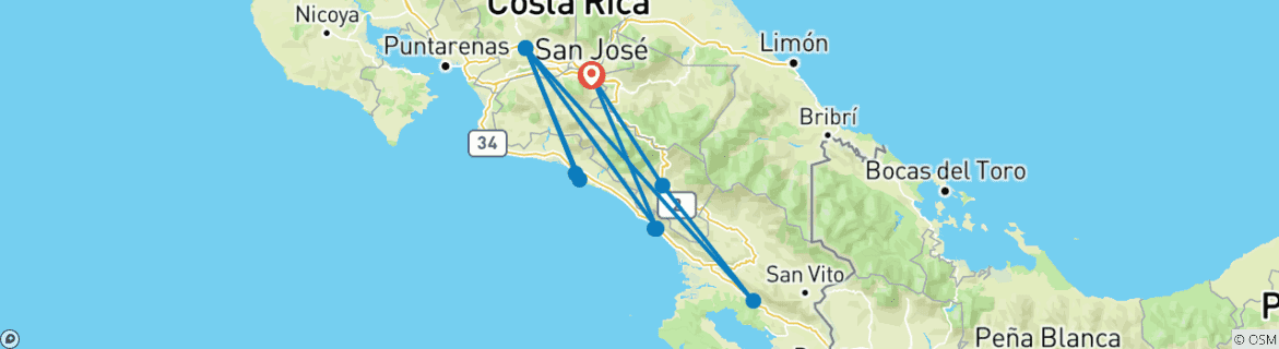 Imagen de un mapa que muestra la ruta del circuito