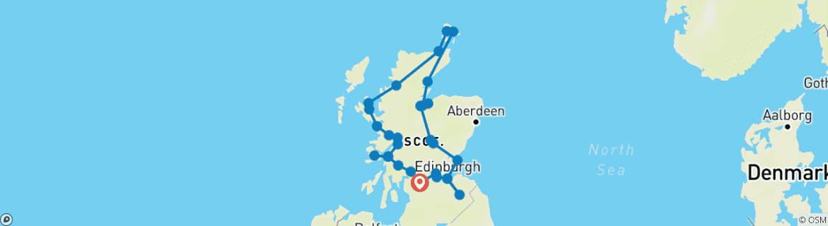 Imagen de un mapa que muestra la ruta del circuito