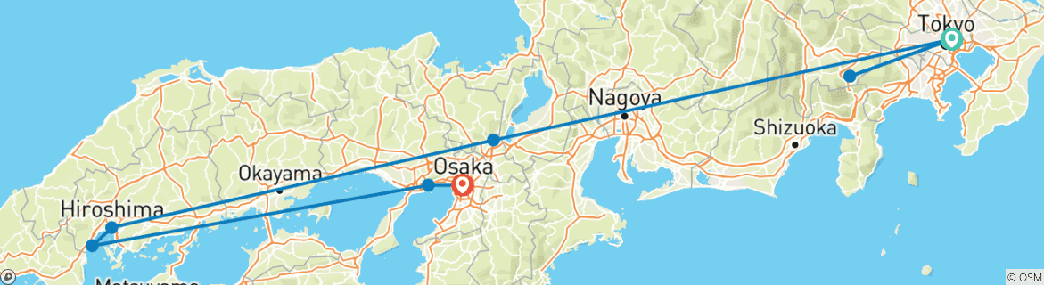 Imagen de un mapa que muestra la ruta del circuito