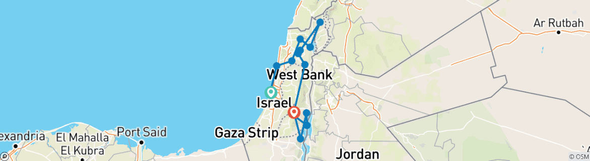 Imagen de un mapa que muestra la ruta del circuito