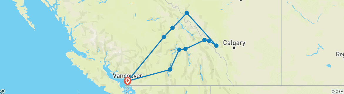 Imagen de un mapa que muestra la ruta del circuito
