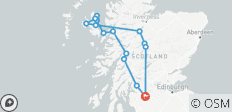Circuit de 3 jours en petit groupe sur l\'île de Skye au départ de Glasgow - 15 destinations