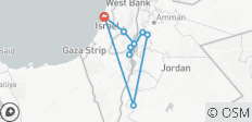 Israel, Jordan and Petra 7-Day Experience - 9 destinations