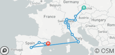 Majestic Europe and Magical Spain (18 destinations) - 18 destinations